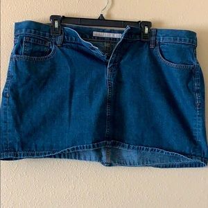 Jean mini skirts